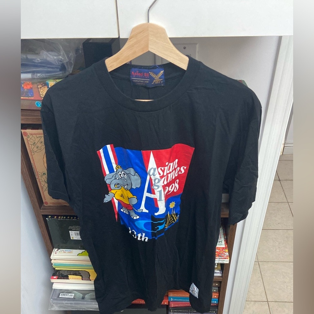 Vintage 1998 13th Asian Games Thailand Graphic T-Shirt